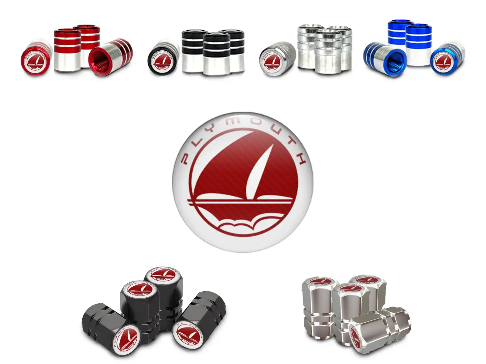Plymouth Caps Tige Valve Camion Design Durable